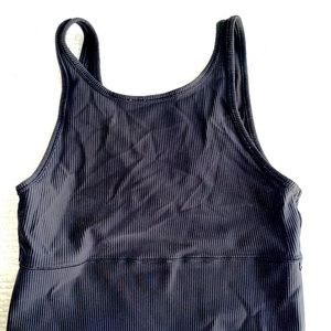 Power pivot Ribbed tank top